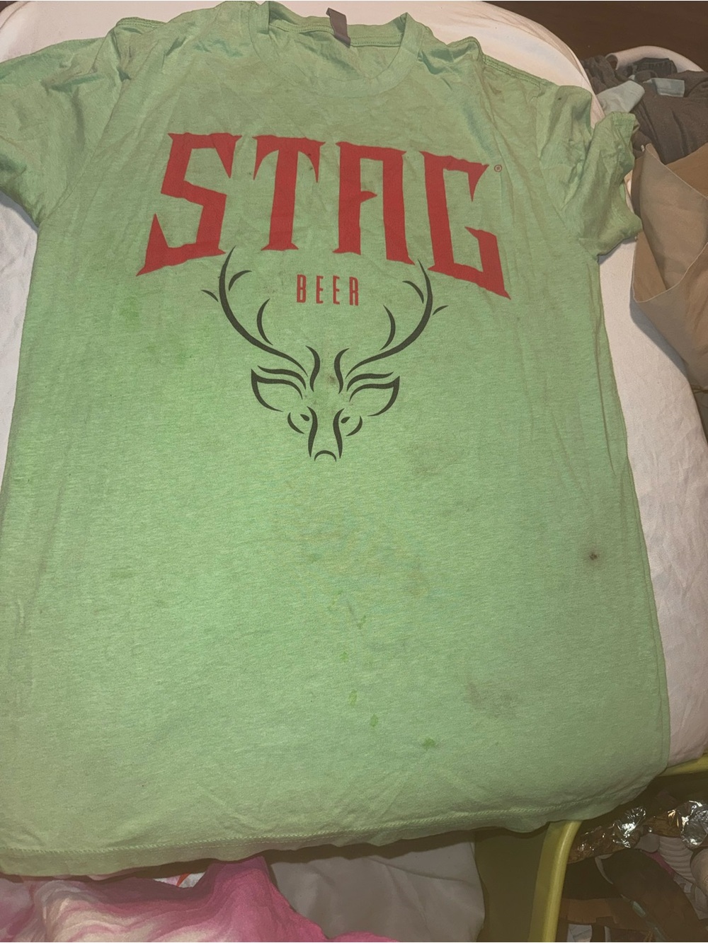 Men's Green Graphic Tee